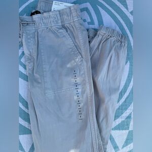American Eagle - Light Gray Drawstring Pants